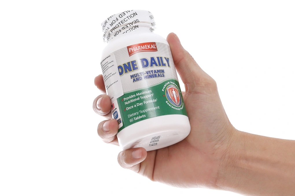 Combo 4 hộp One Daily Multivitamin Pharmekal hỗ trợ giúp bổ sung vitamin và khoáng chất hộp 60 viên - 3